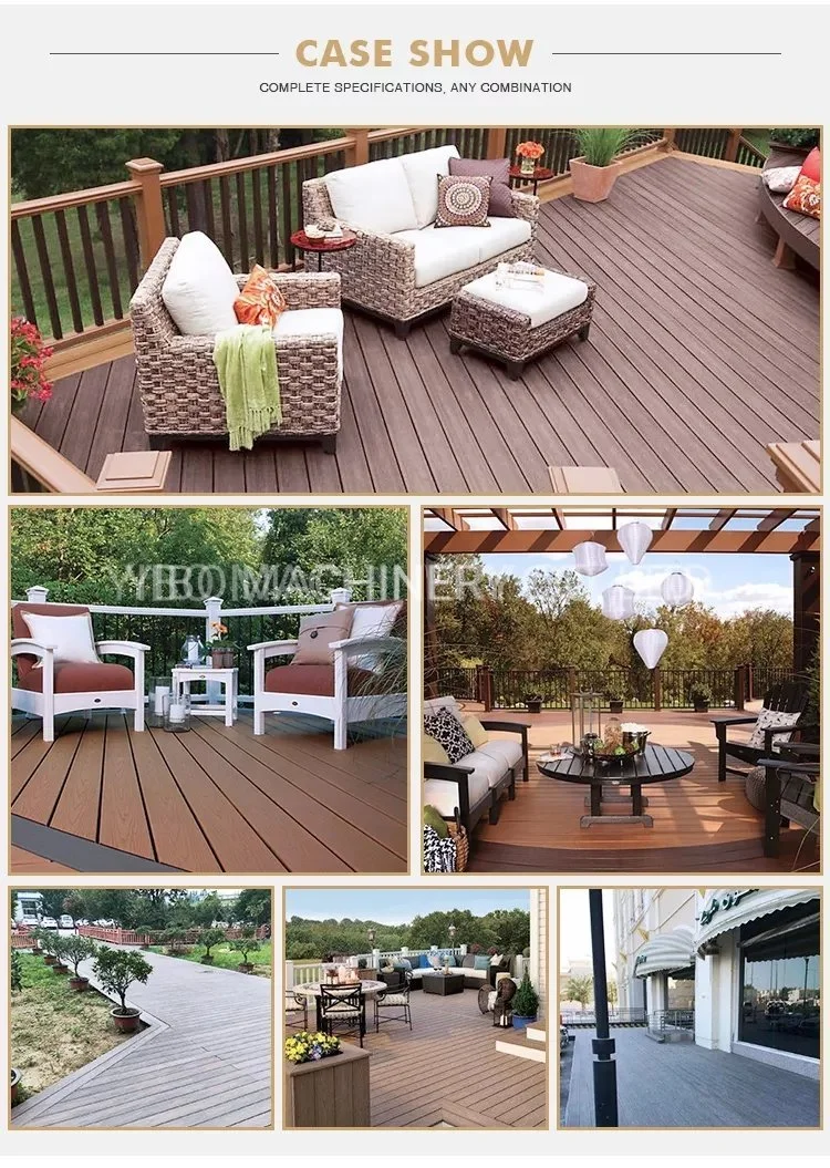 Antiseptic Wood Plastic Composite Outdoor WPC Modern Engineered Wood Decking Floors 3D Interlock DIY Deck Flooring Tiles Antiseptic Wood Plastic Composite