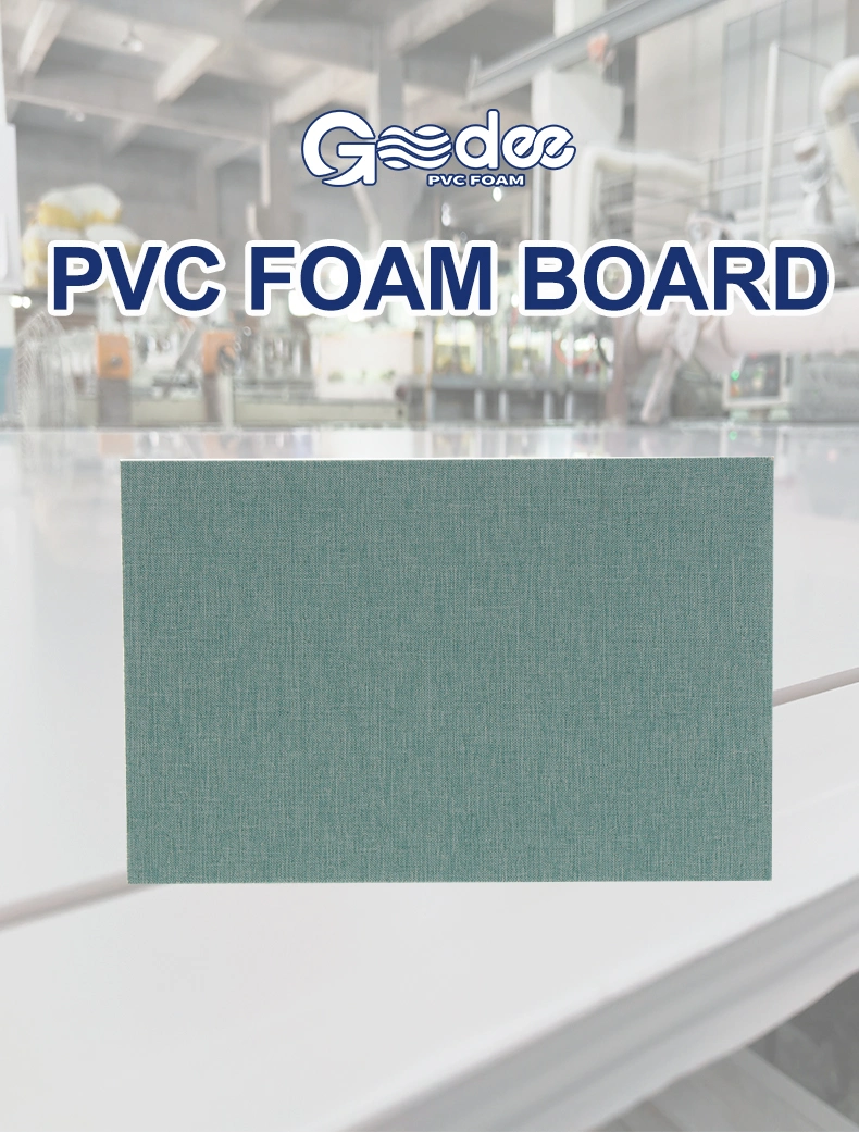 PVC Wall Panel WPC Laminated Board PVC Foam Board Material for Interior Decoration 8mm Denisty 0.6g/cm3