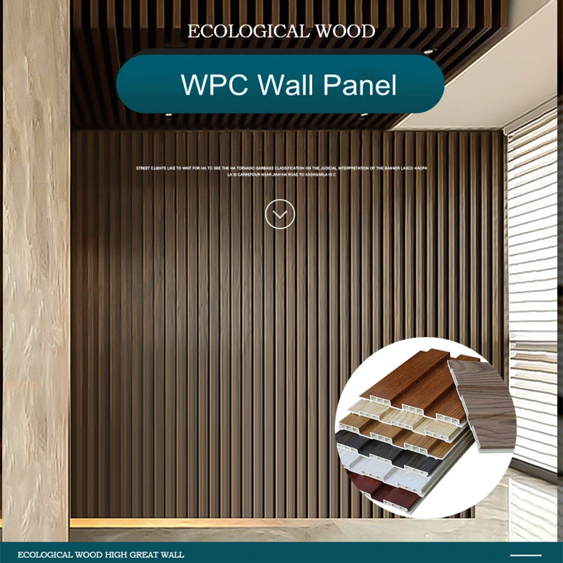 Factory Price Wooden Exterior Wainscot/Hollow WPC Wall Panel/WPC Wall Panel