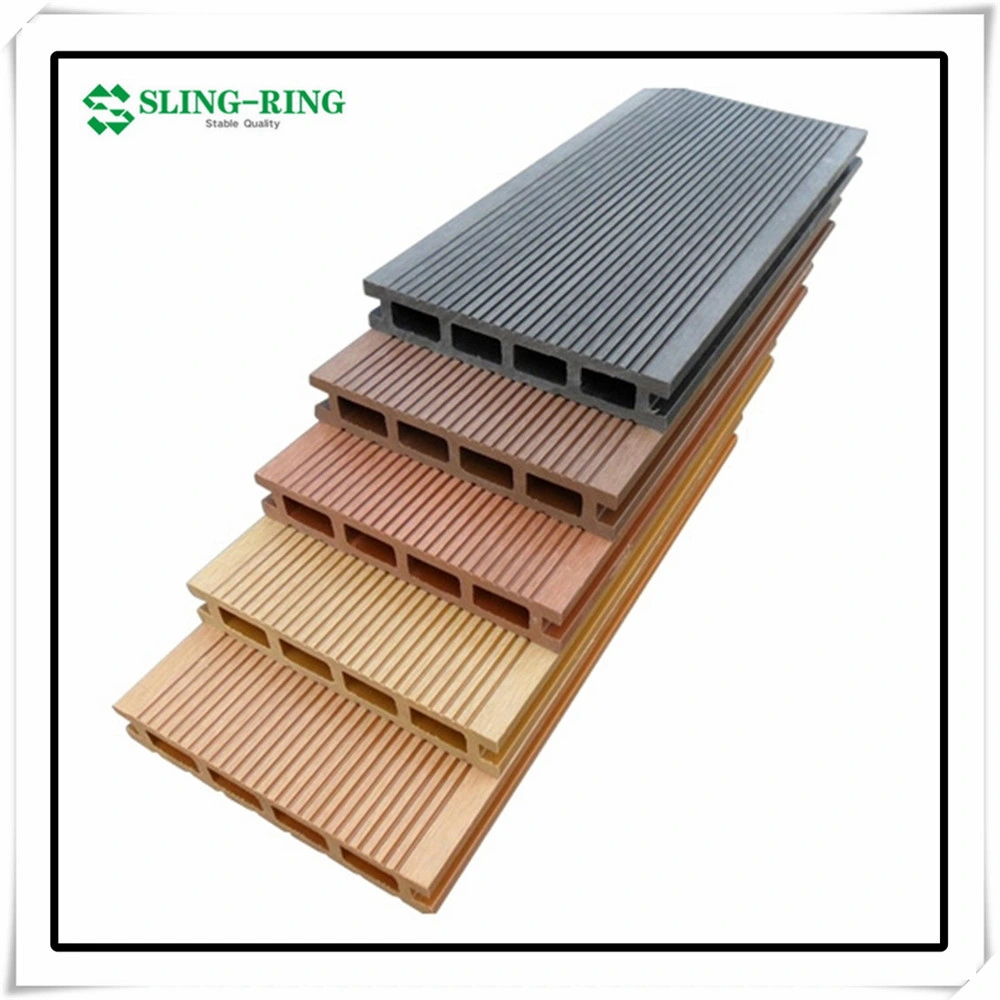 Interlock Outdoor DIY Wood Grain Deep 3D Embossing Wood Plastic Composite WPC Deck Tiles