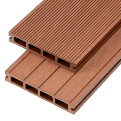 Buon prezzo per il decking composito in legno e plastica per esterni, prezzi economici, pannello per ponte cavo WPC